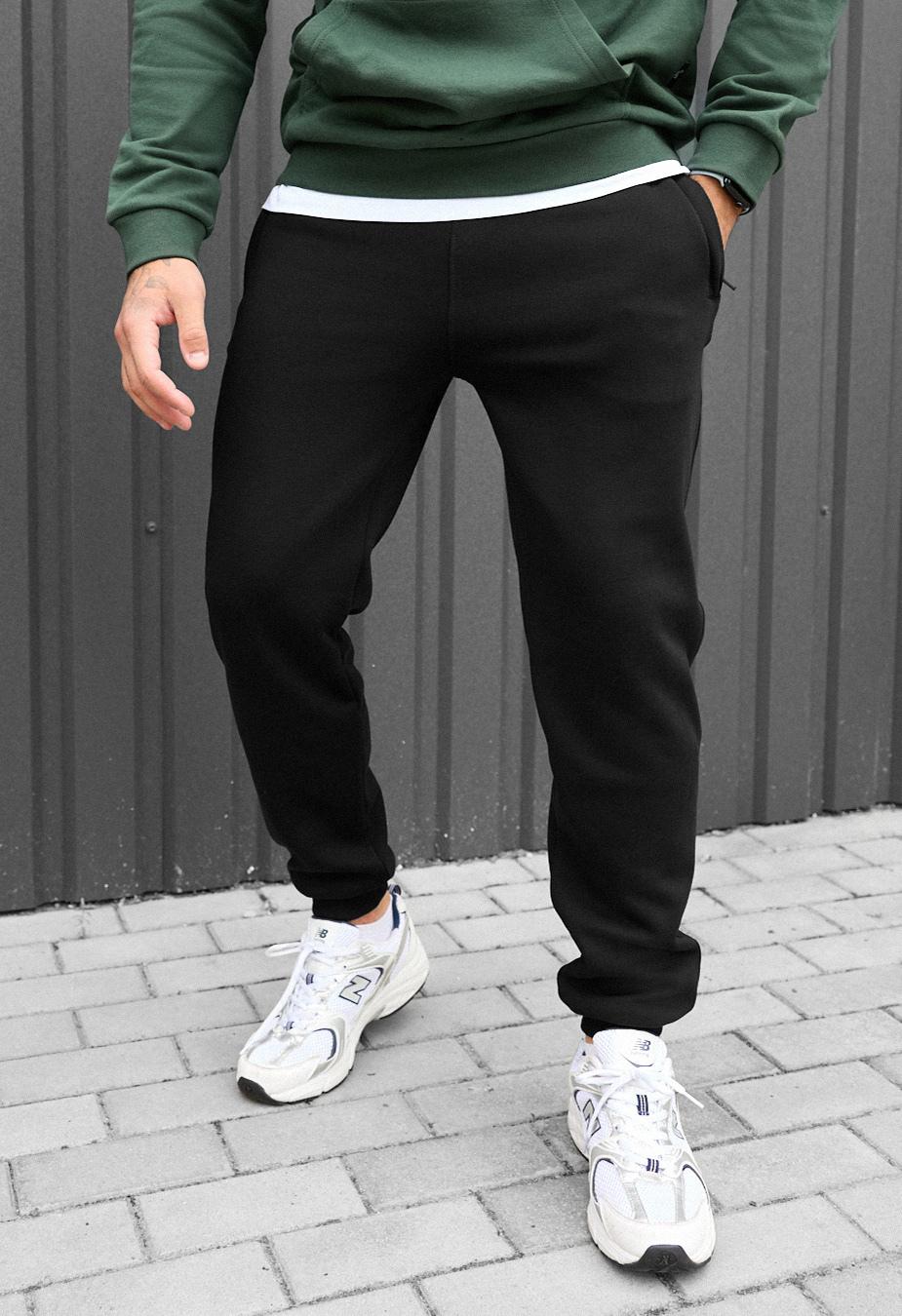Pantaloni de trening Staff ho black fleece