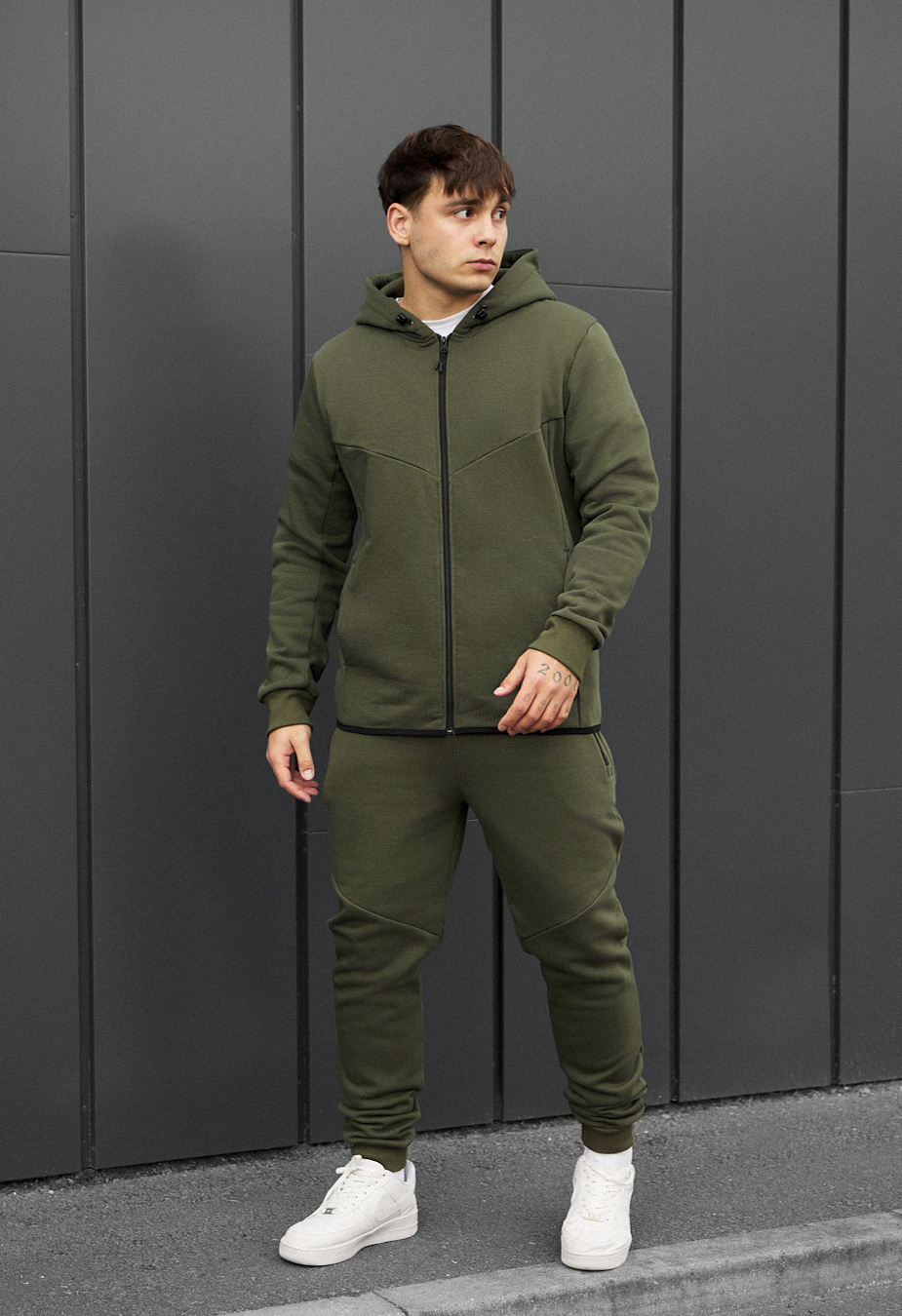 Costum de trening Staff ni khaki fleece