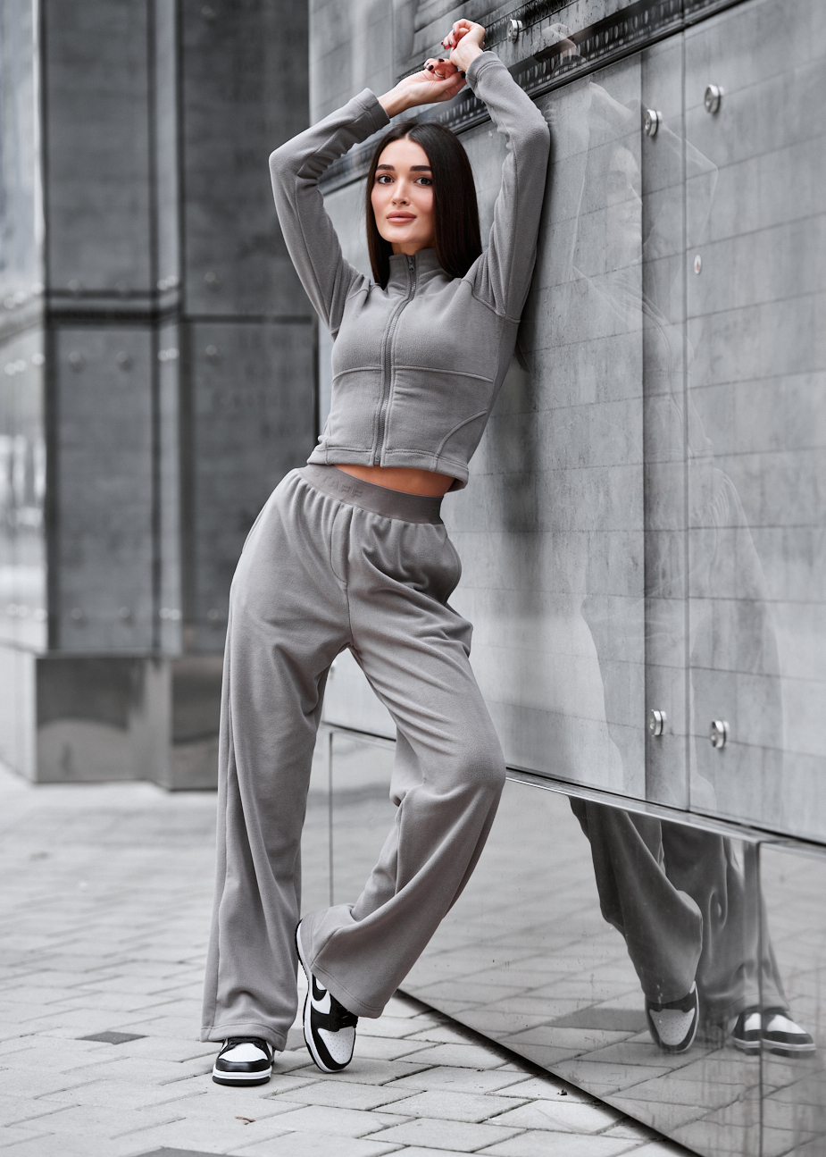 Costum de trening de damă Staff eno gray fleece