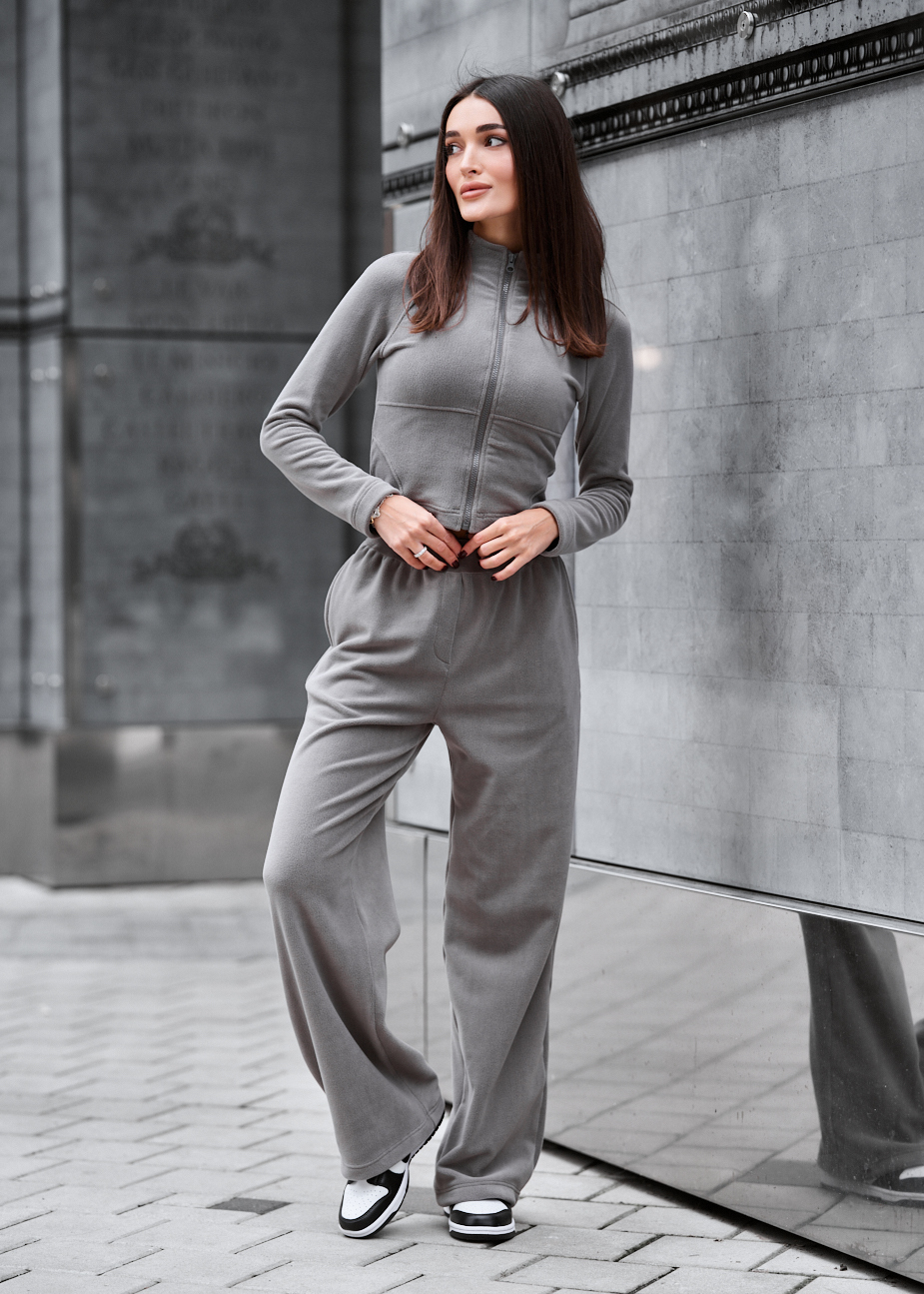 Costum de trening de damă Staff eno gray fleece