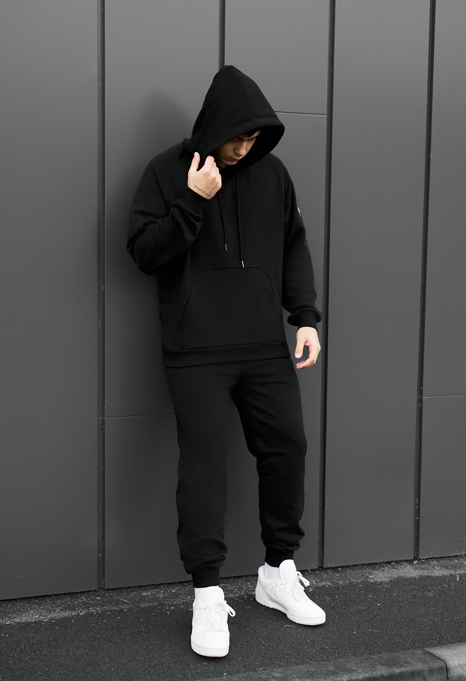 Costum de trening Staff es black oversize