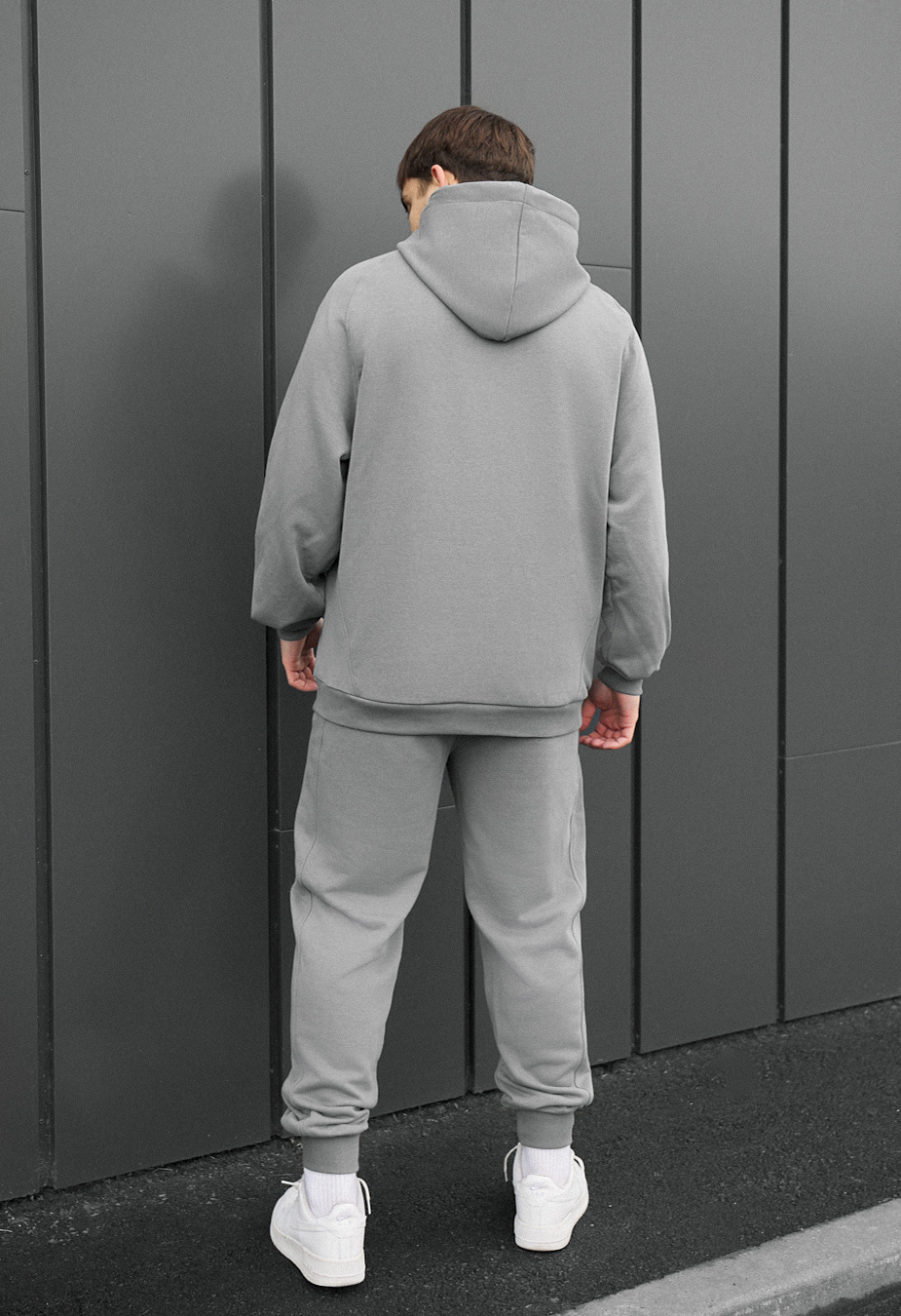 Costum de trening Staff es gray oversize