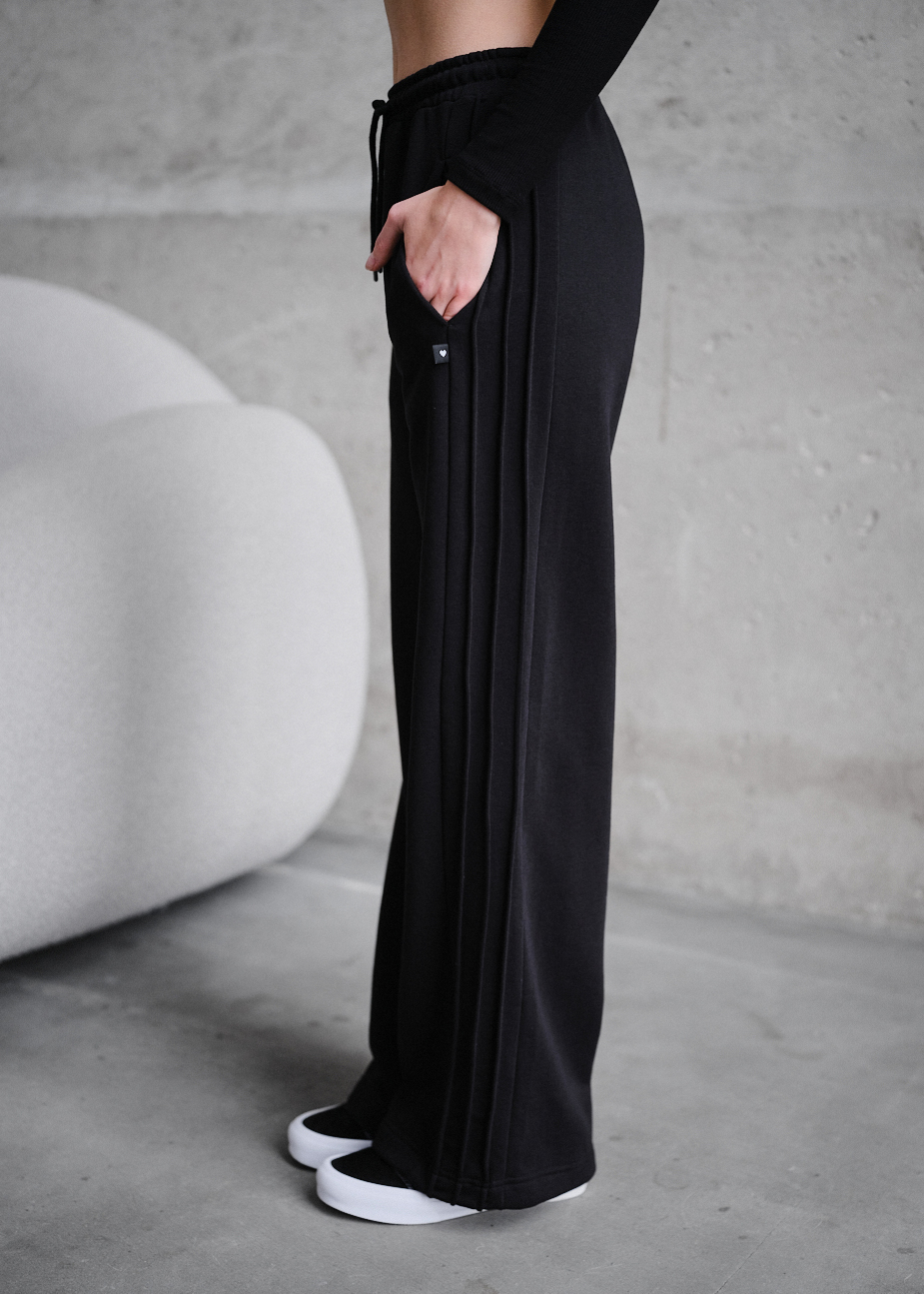 Pantaloni de trening de damă Staff min black