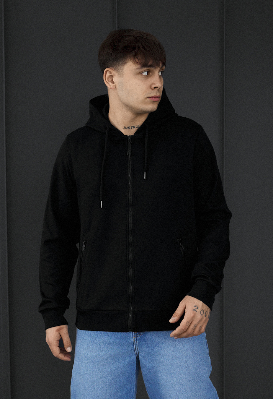 Hanorac Staff se black zip