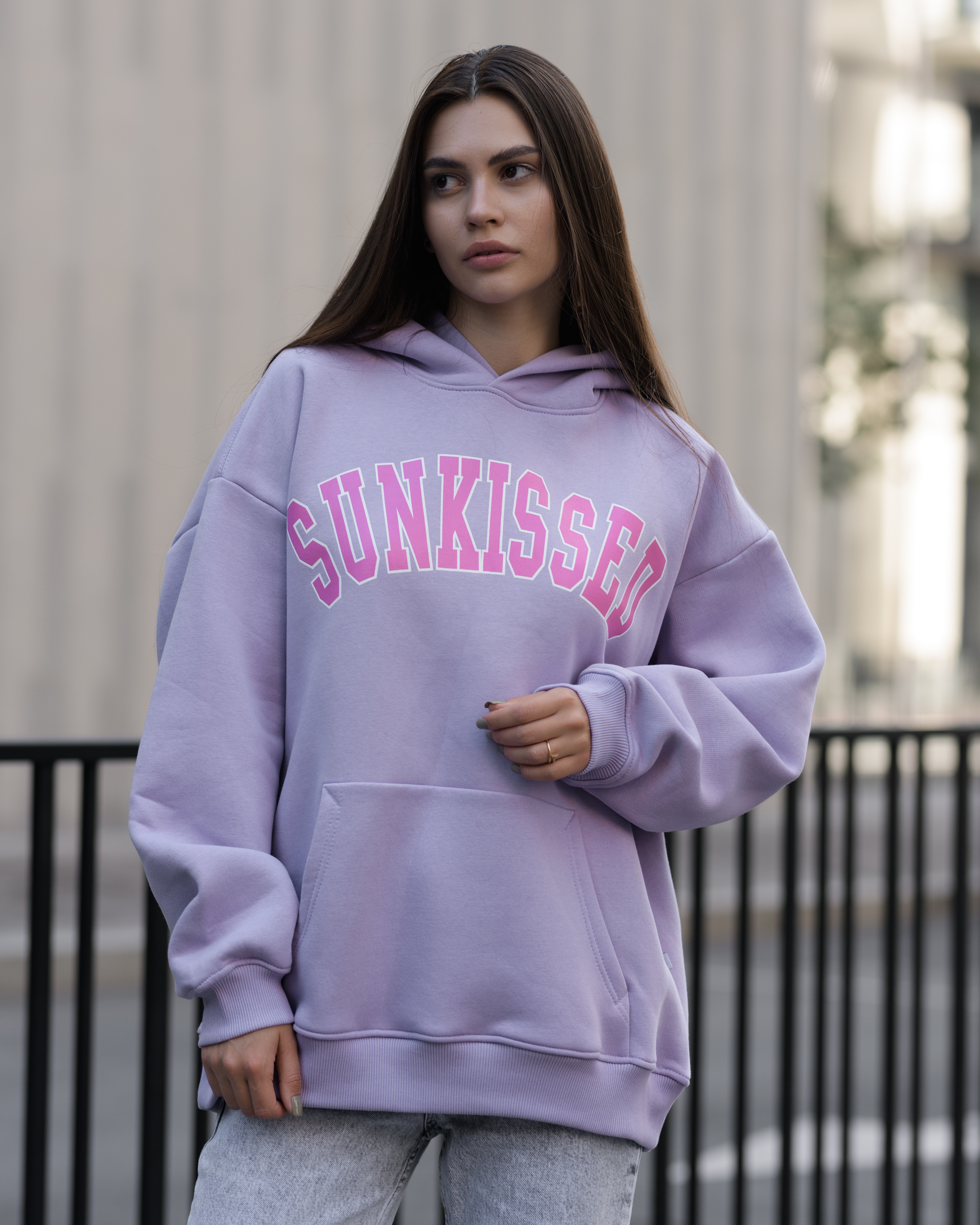 Hanorac de damă Staff sunkissed oversize fleece