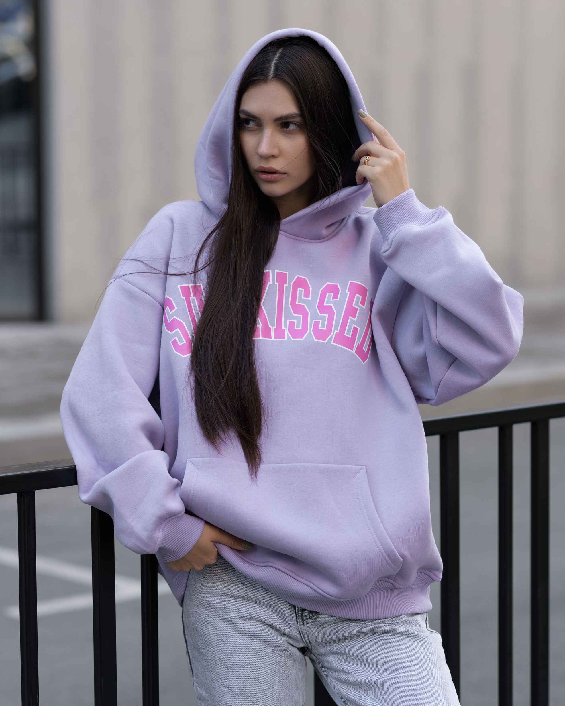 Hanorac de damă Staff sunkissed oversize fleece