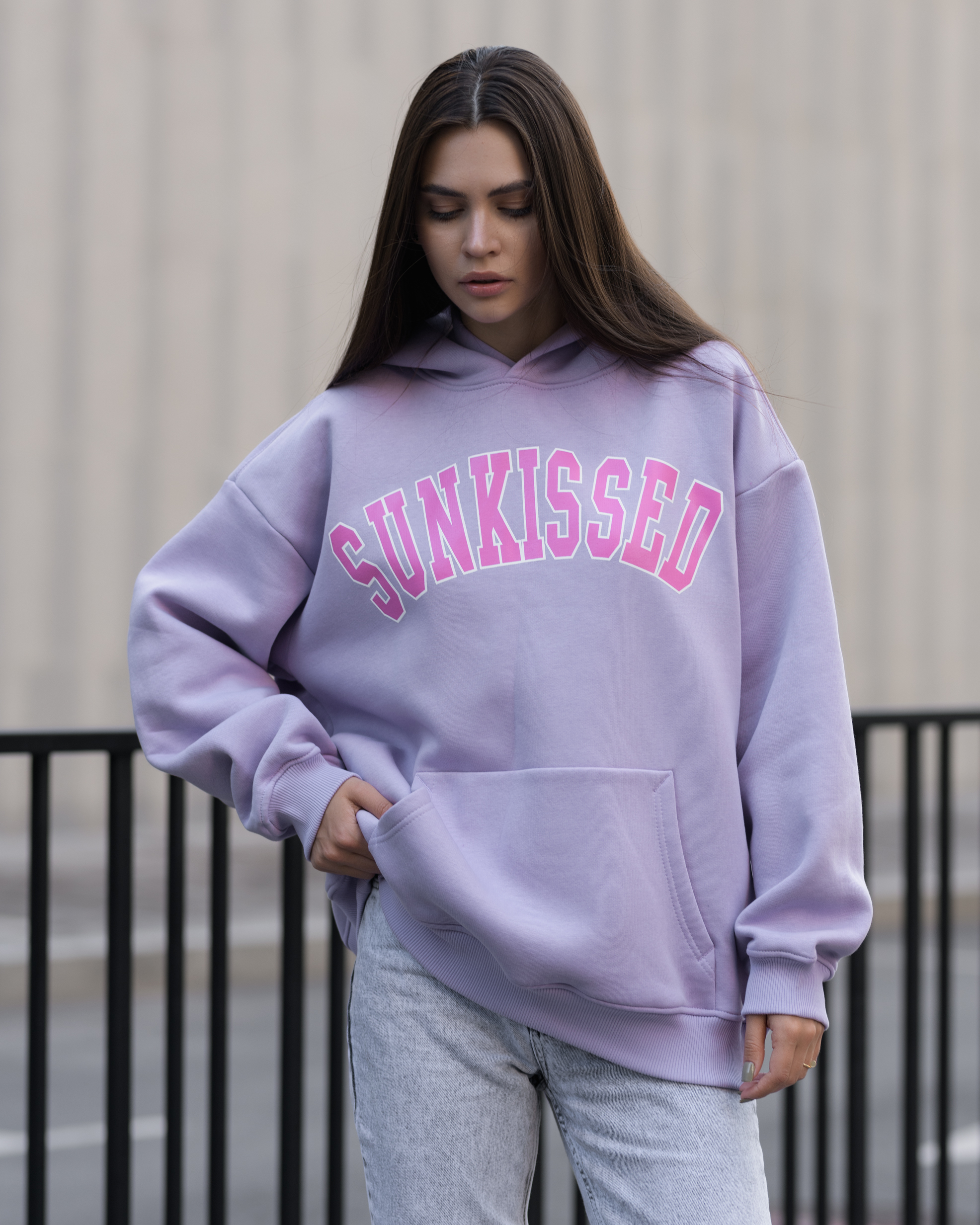 Hanorac de damă Staff sunkissed oversize fleece