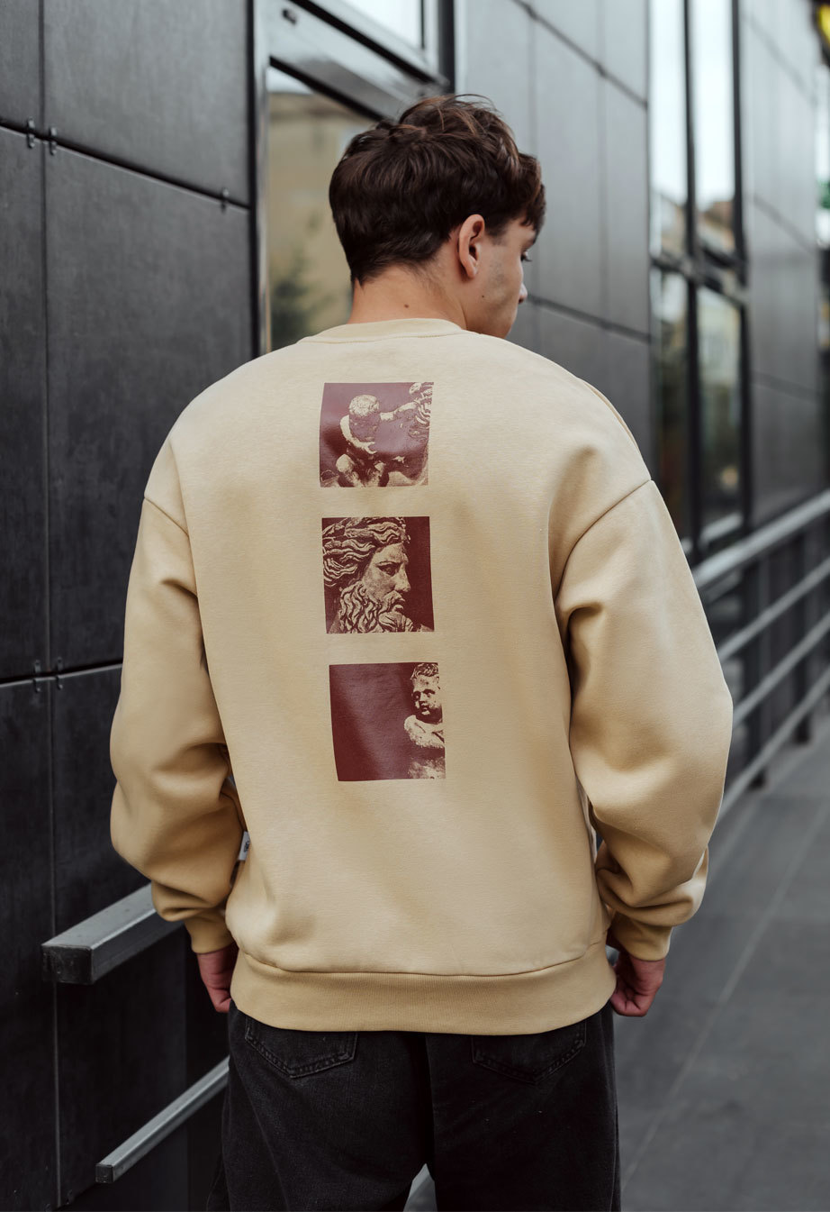 Bluză de trening Staff art oversize fleece