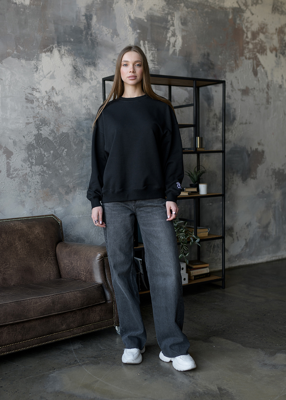 Bluză de trening de damă Staff s oversize black