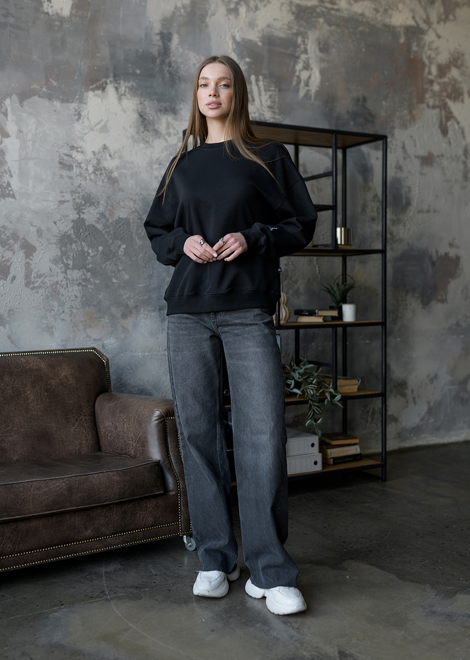 Bluză de trening de damă Staff s oversize black