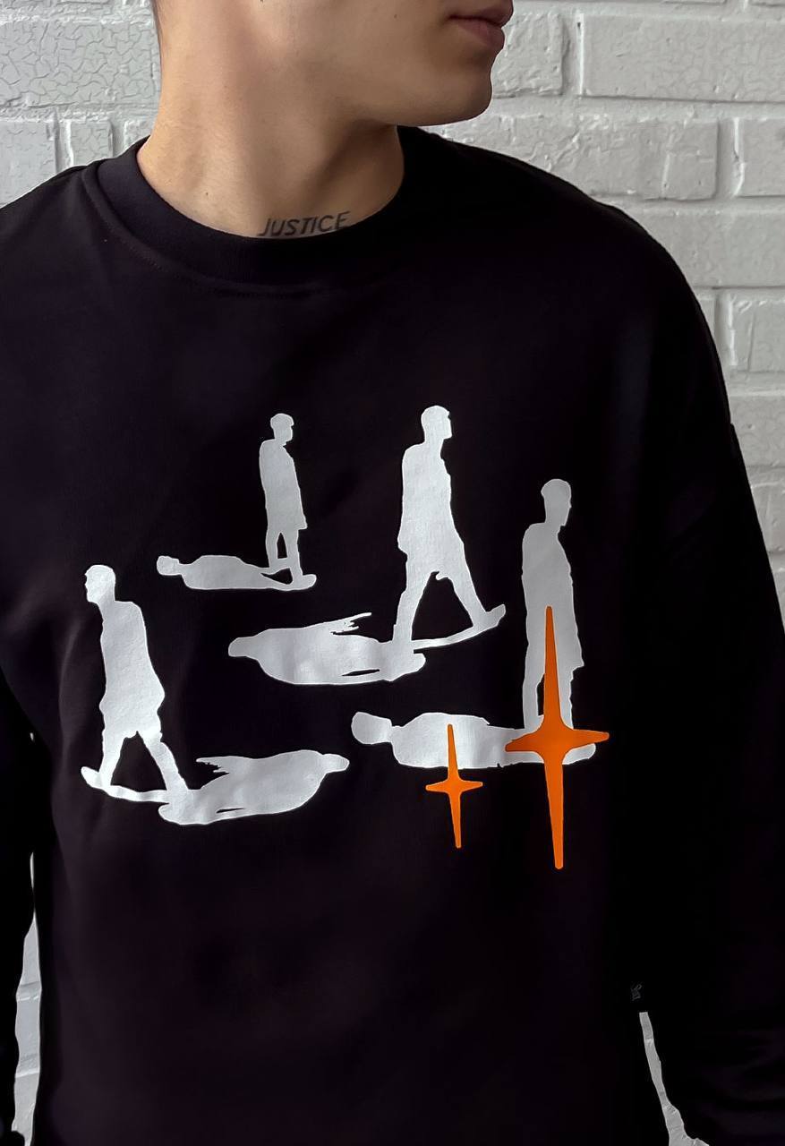 Bluză de trening Staff people oversize