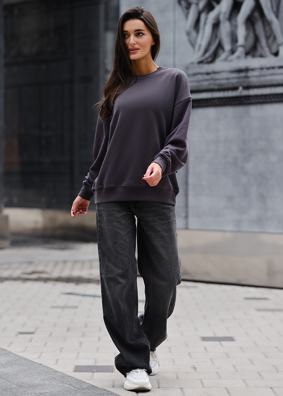Bluză de trening de damă Staff s oversize dark gray