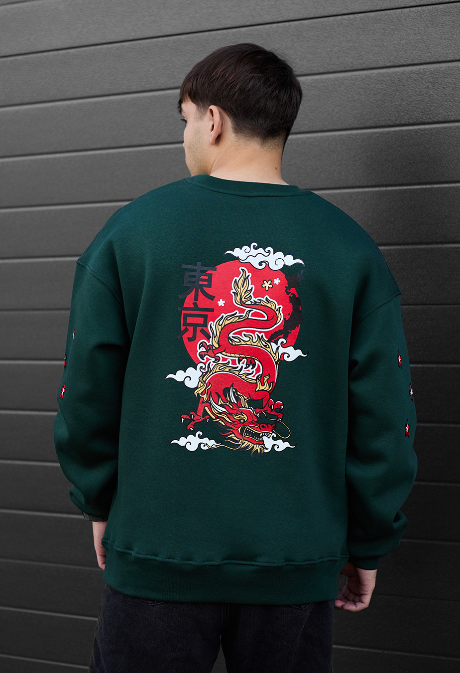 Bluză de trening Staff dragon oversize fleece