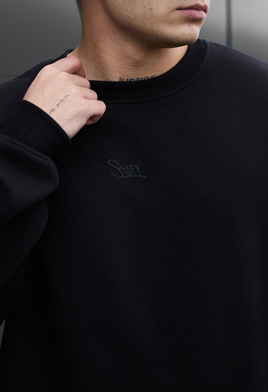 Bluză de trening Staff black logo oversize fleece