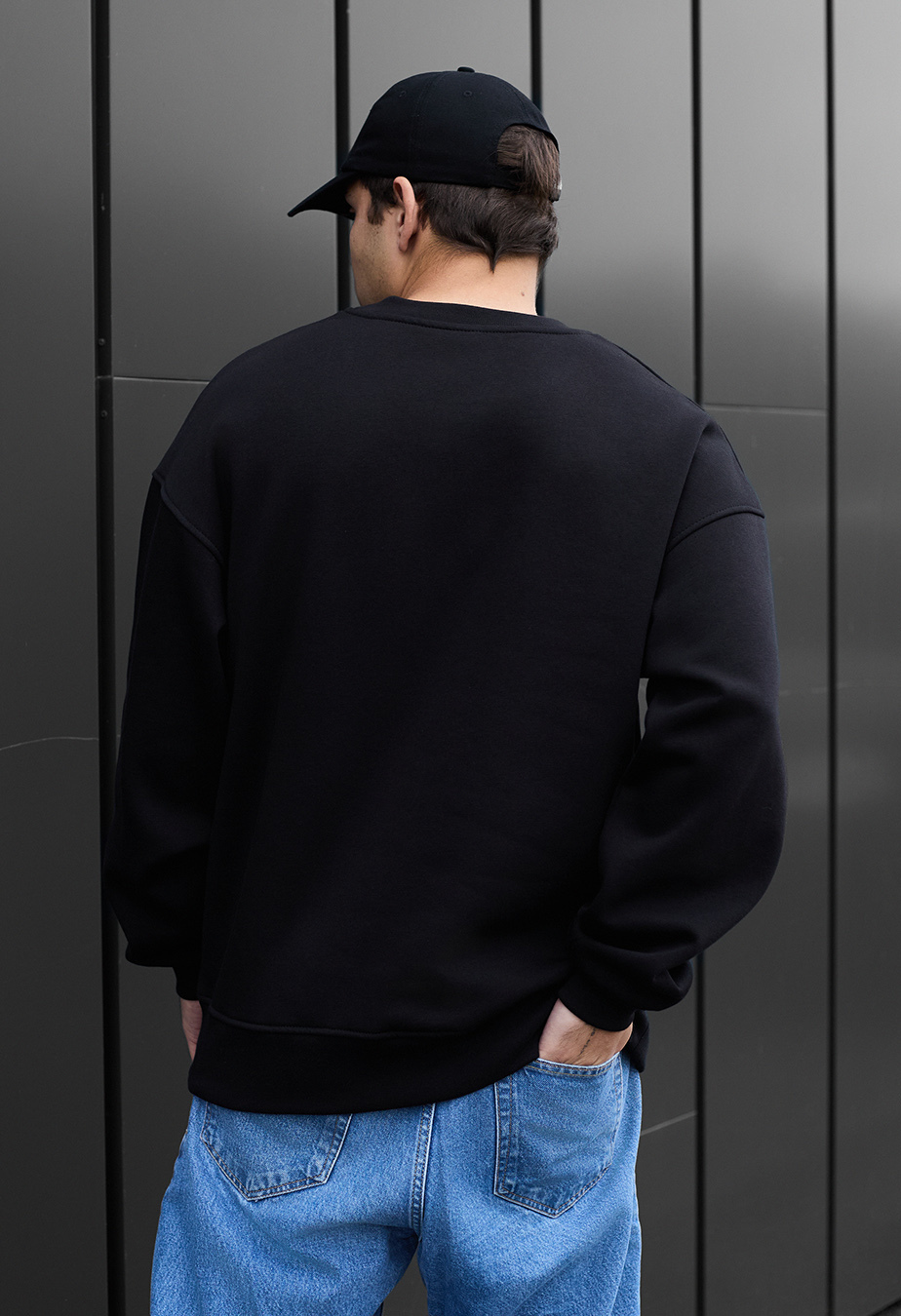 Bluză de trening Staff black logo oversize fleece
