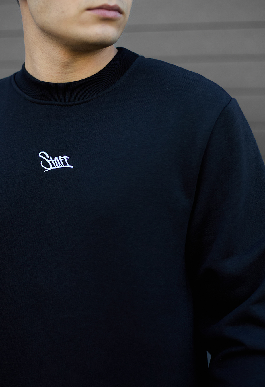 Bluză de trening Staff black logo fleece