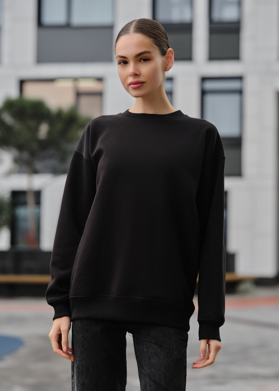 Bluză de trening de damă Staff fa black oversize fleece