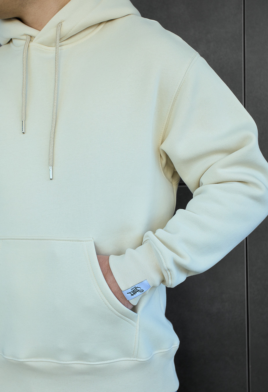 Hanorac Staff milk basic oversize fleece