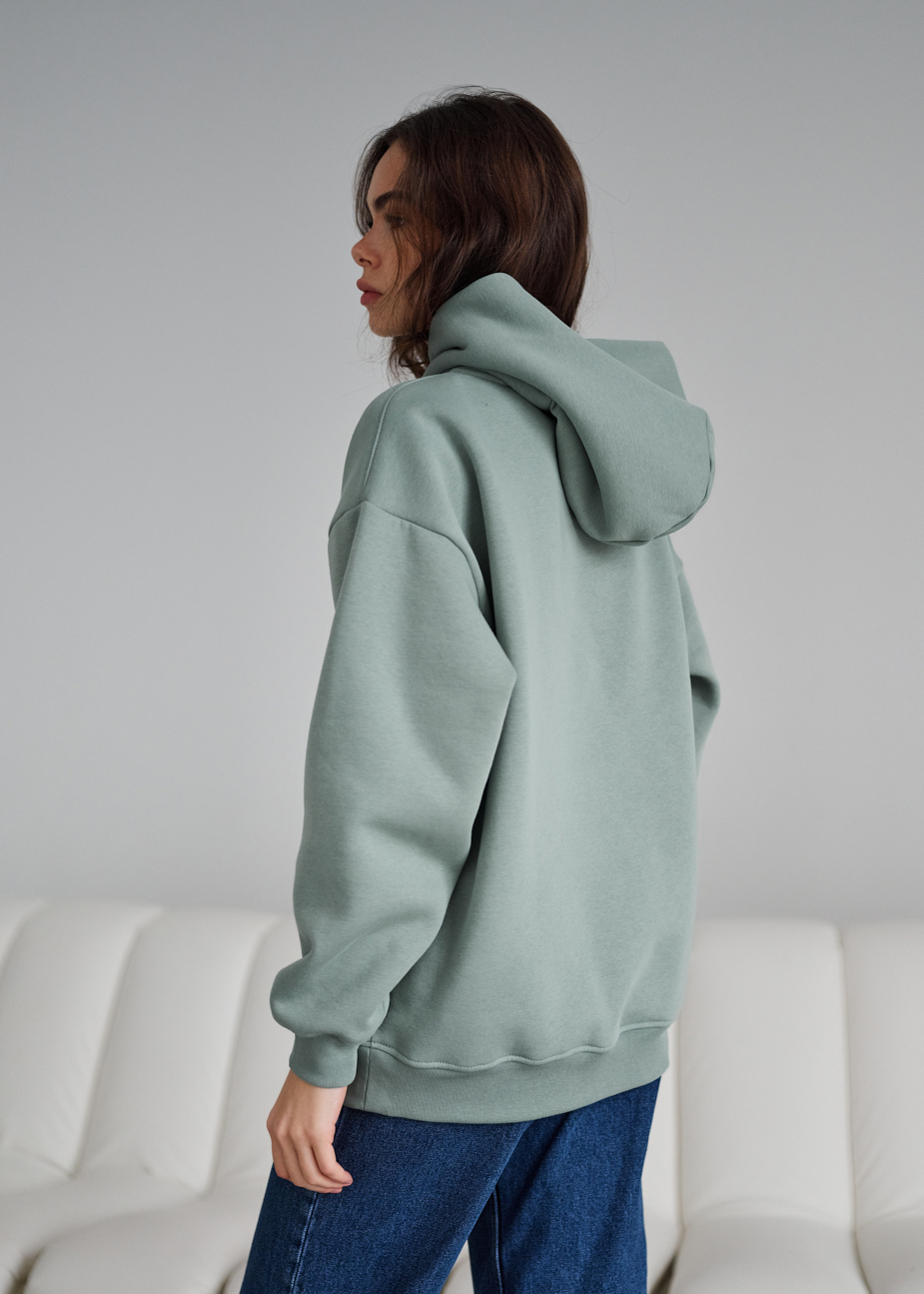 Hanorac de damă Staff mint oversize fleece