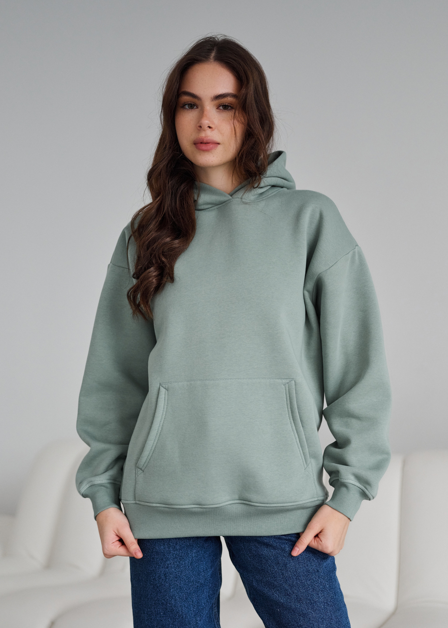 Hanorac de damă Staff mint oversize fleece
