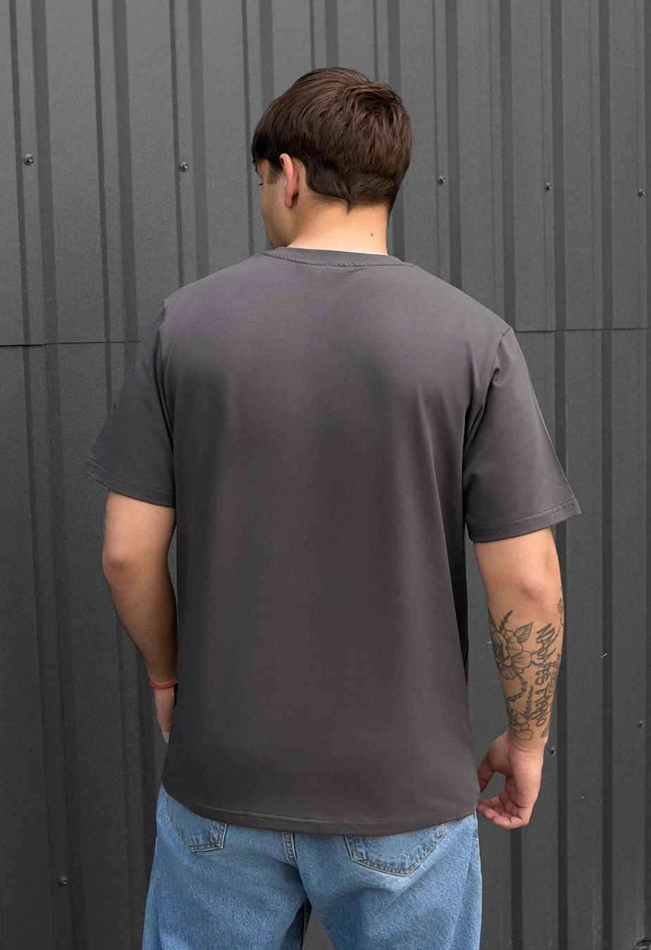 Tricou Staff dark gray