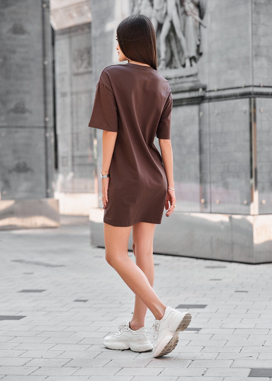 Rochie Staff gi dark brown