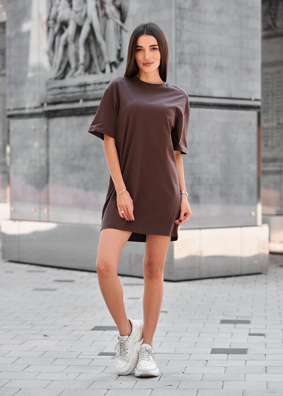 Rochie Staff gi dark brown