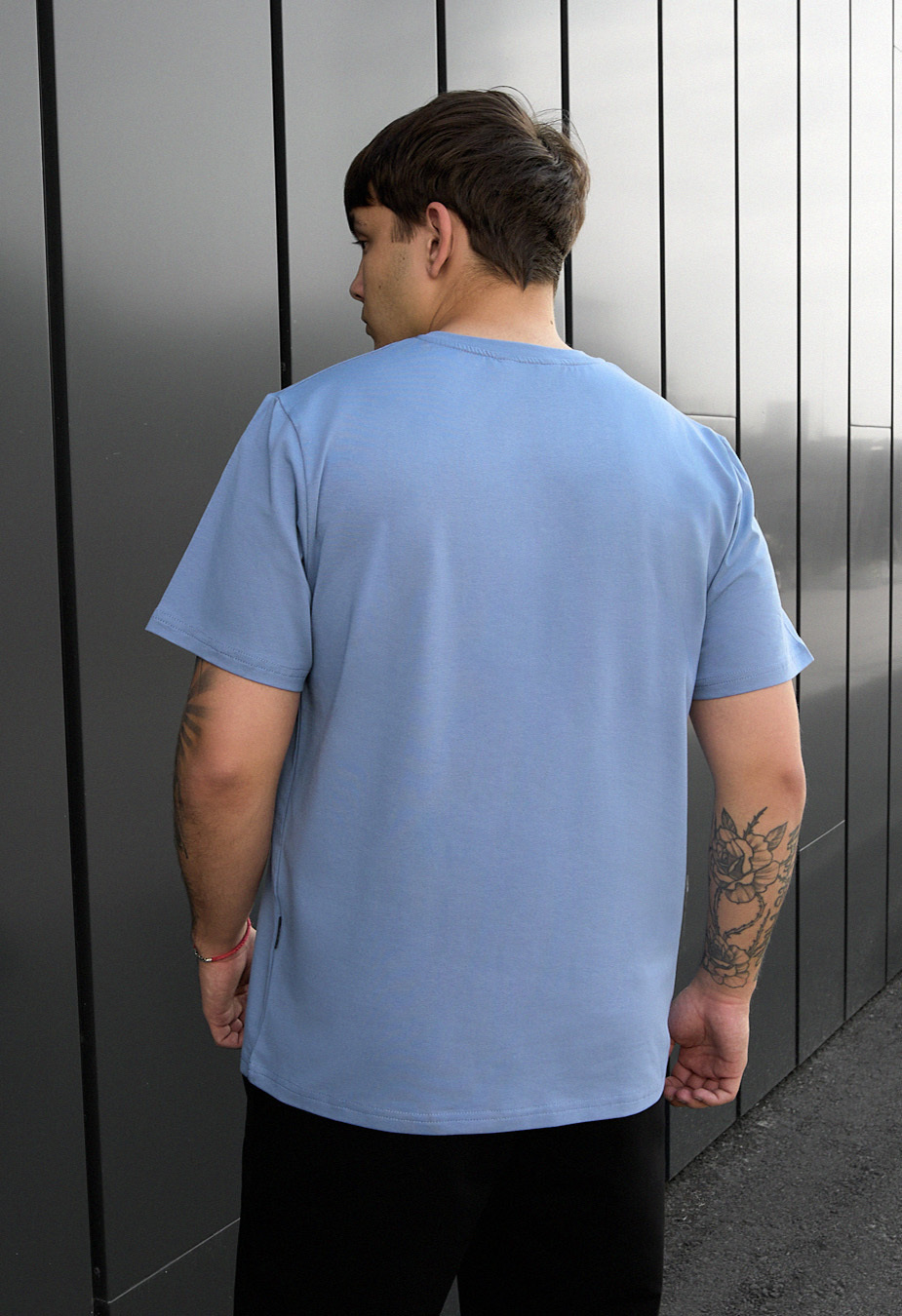 Tricou Staff light blue