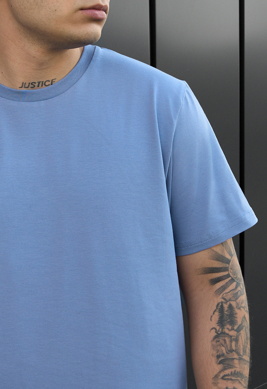 Tricou Staff light blue