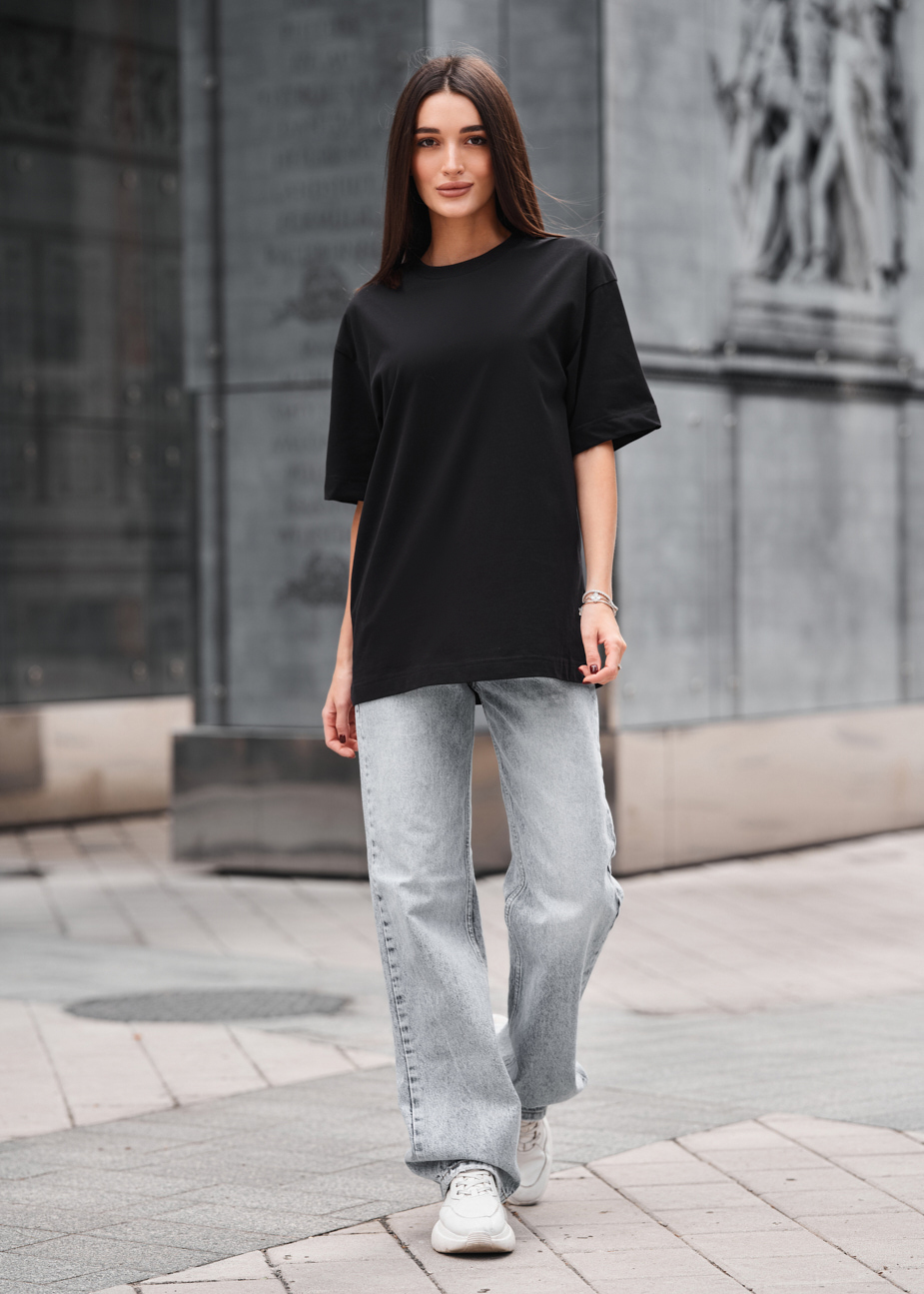 Tricou de damă Staff li black oversize