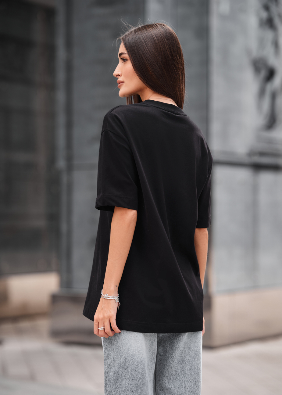 Tricou de damă Staff li black oversize