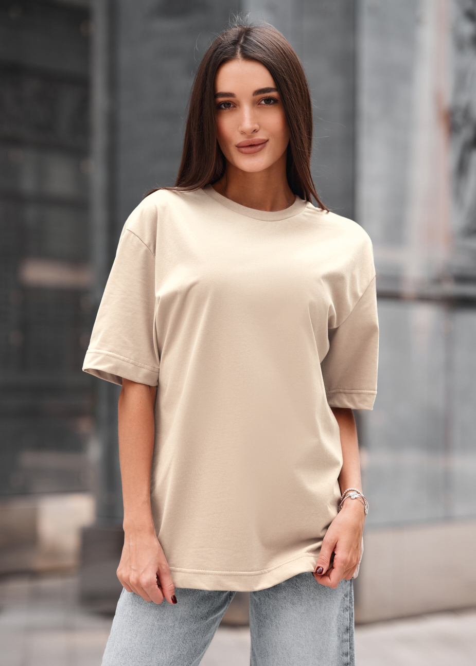 Tricou de damă Staff li milk oversize