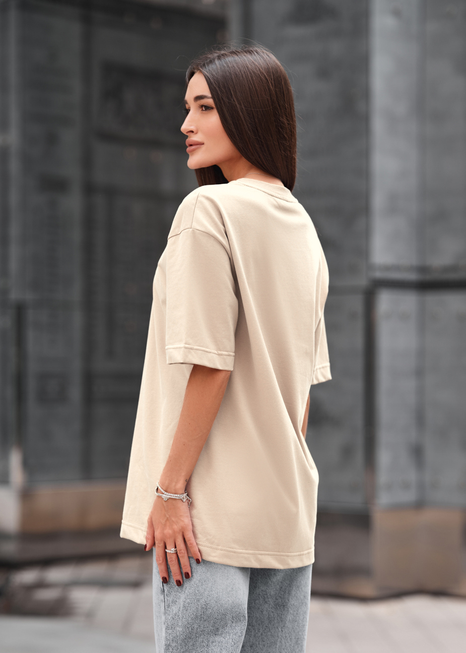 Tricou de damă Staff li milk oversize