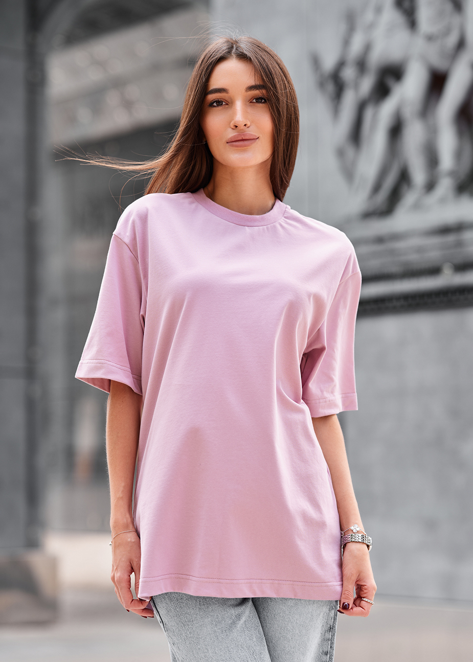 Tricou de damă Staff li pink oversize