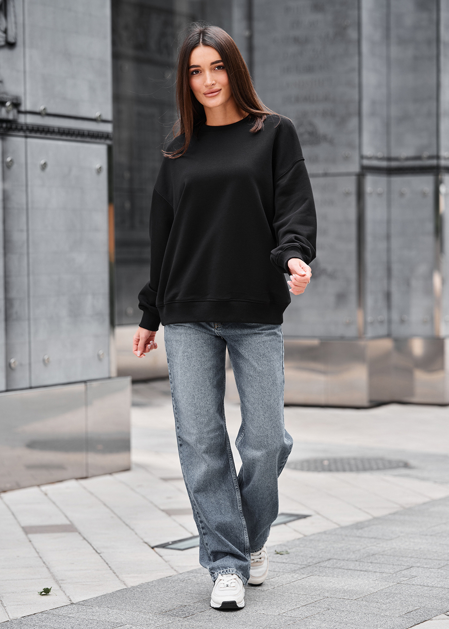 Bluză de trening de damă Staff s black oversize