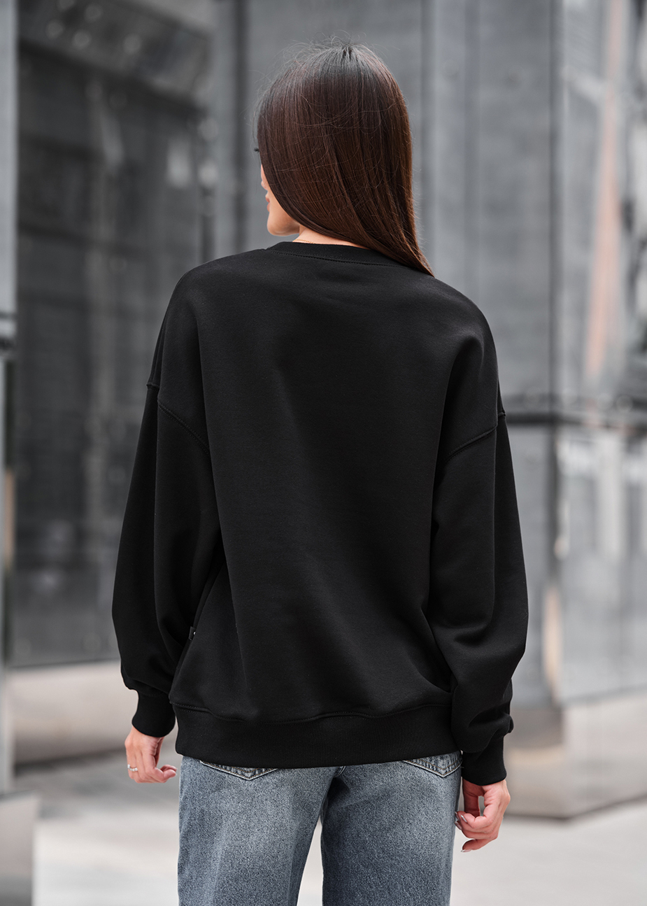 Bluză de trening de damă Staff s black oversize