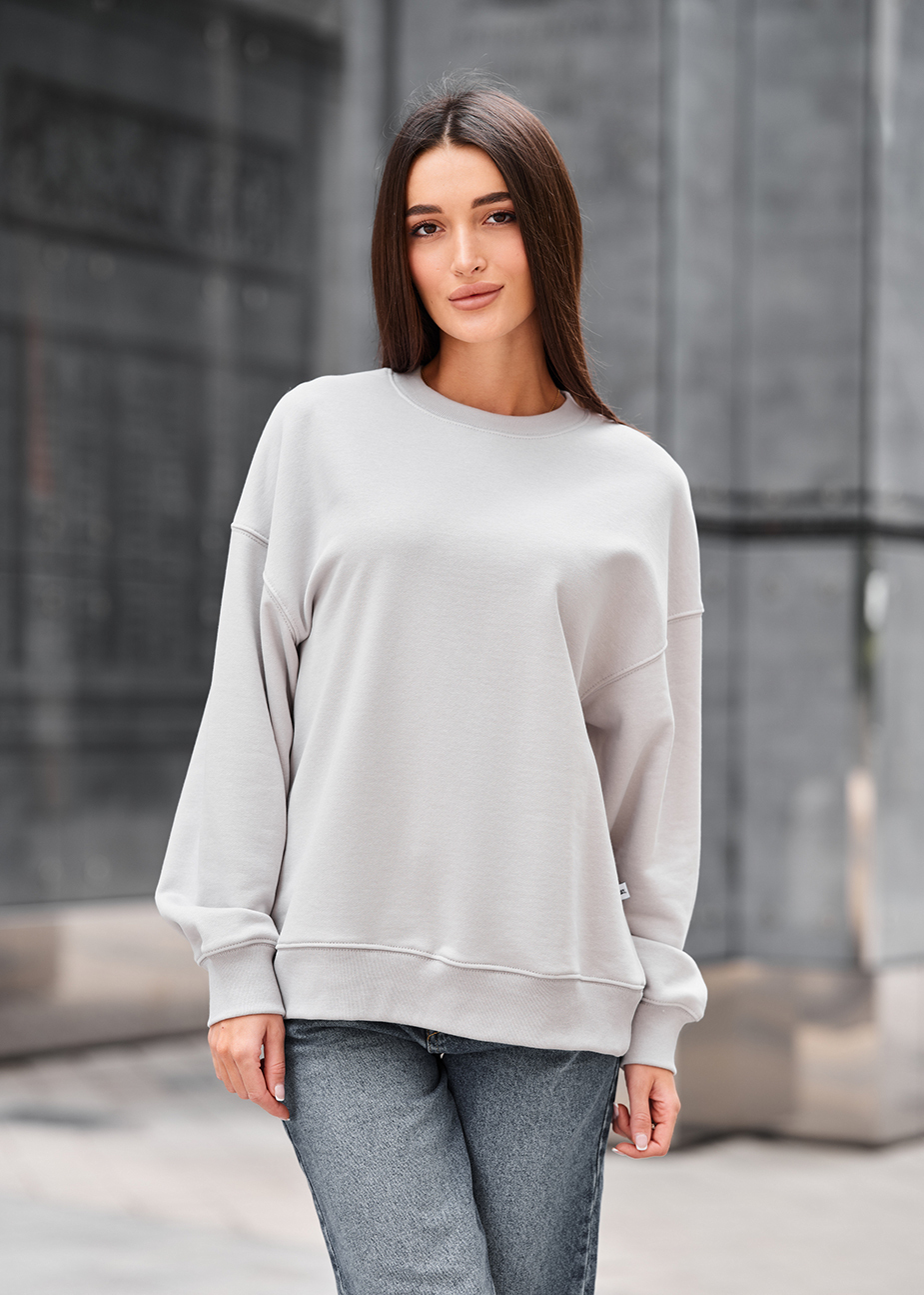 Bluză de trening de damă Staff s light gray oversize