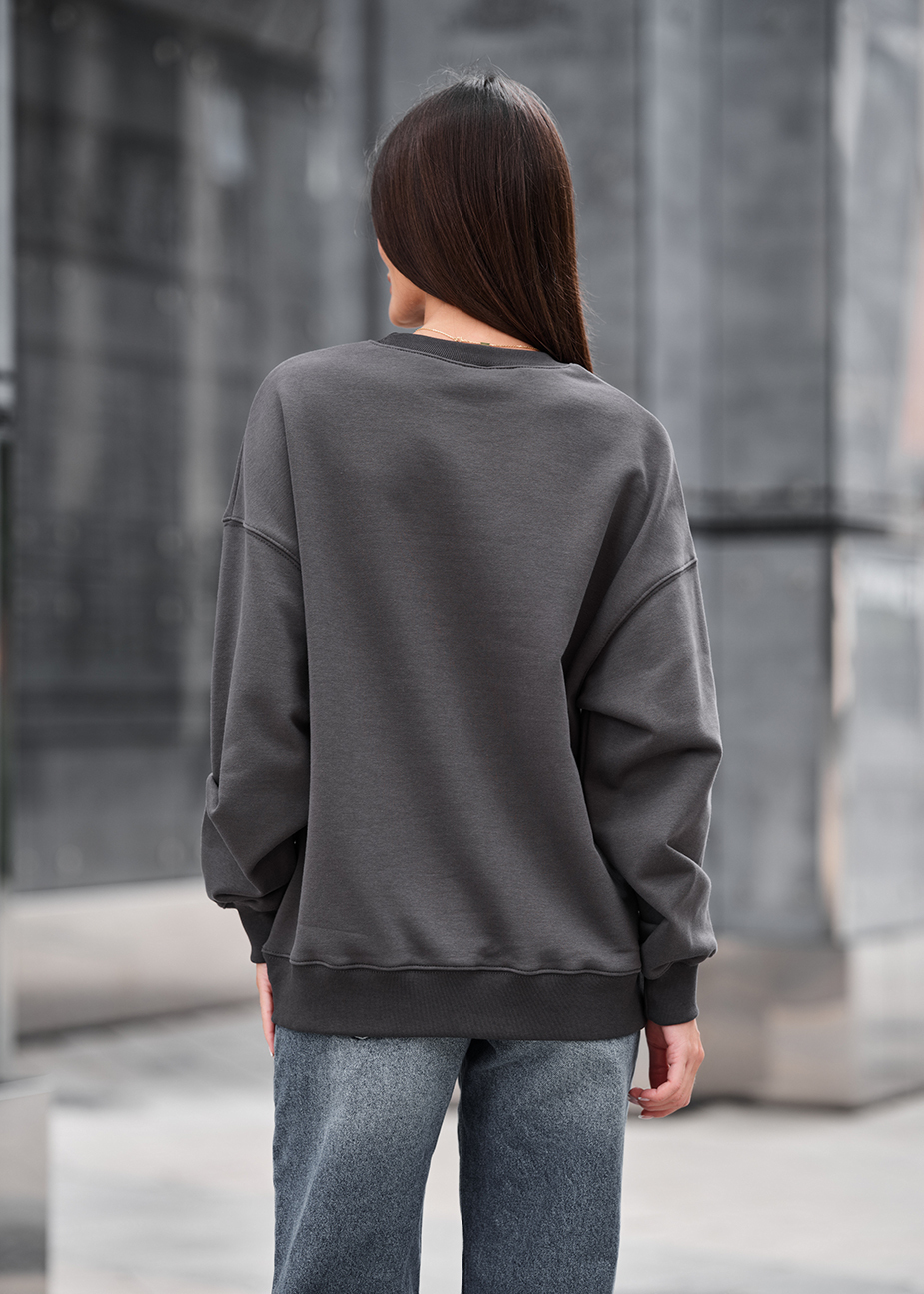 Bluză de trening de damă Staff s dark gray oversize