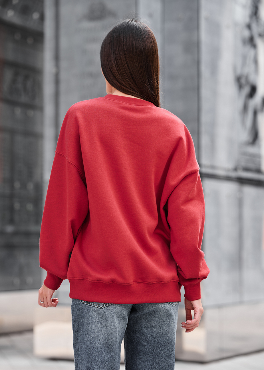 Bluză de trening de damă Staff s bordo oversize