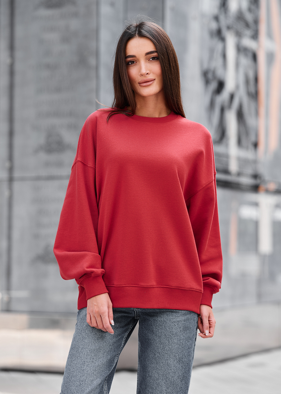 Bluză de trening de damă Staff s bordo oversize