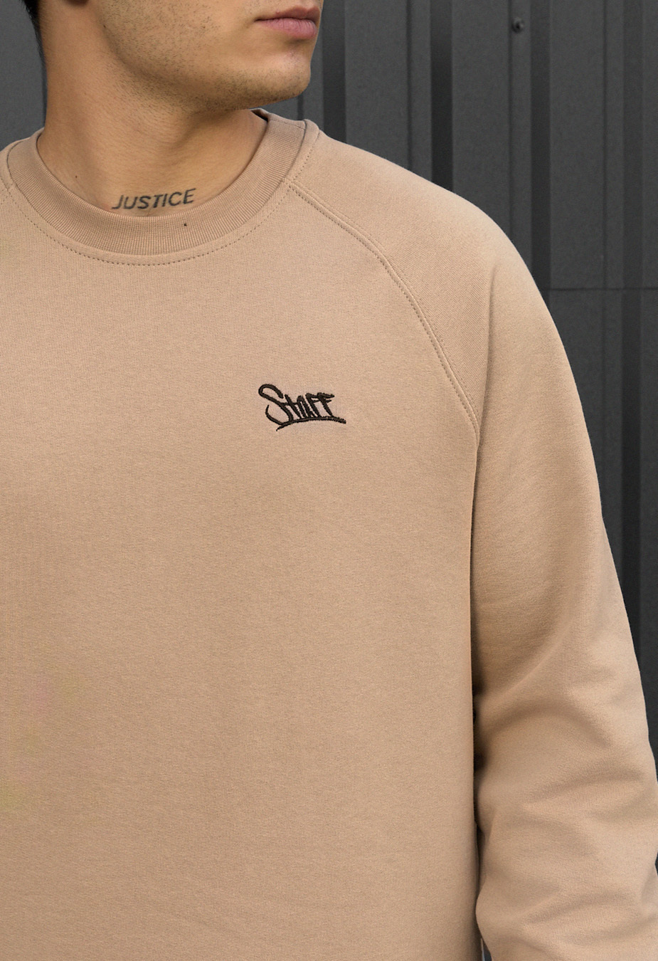 Bluză de trening Staff light brown logo