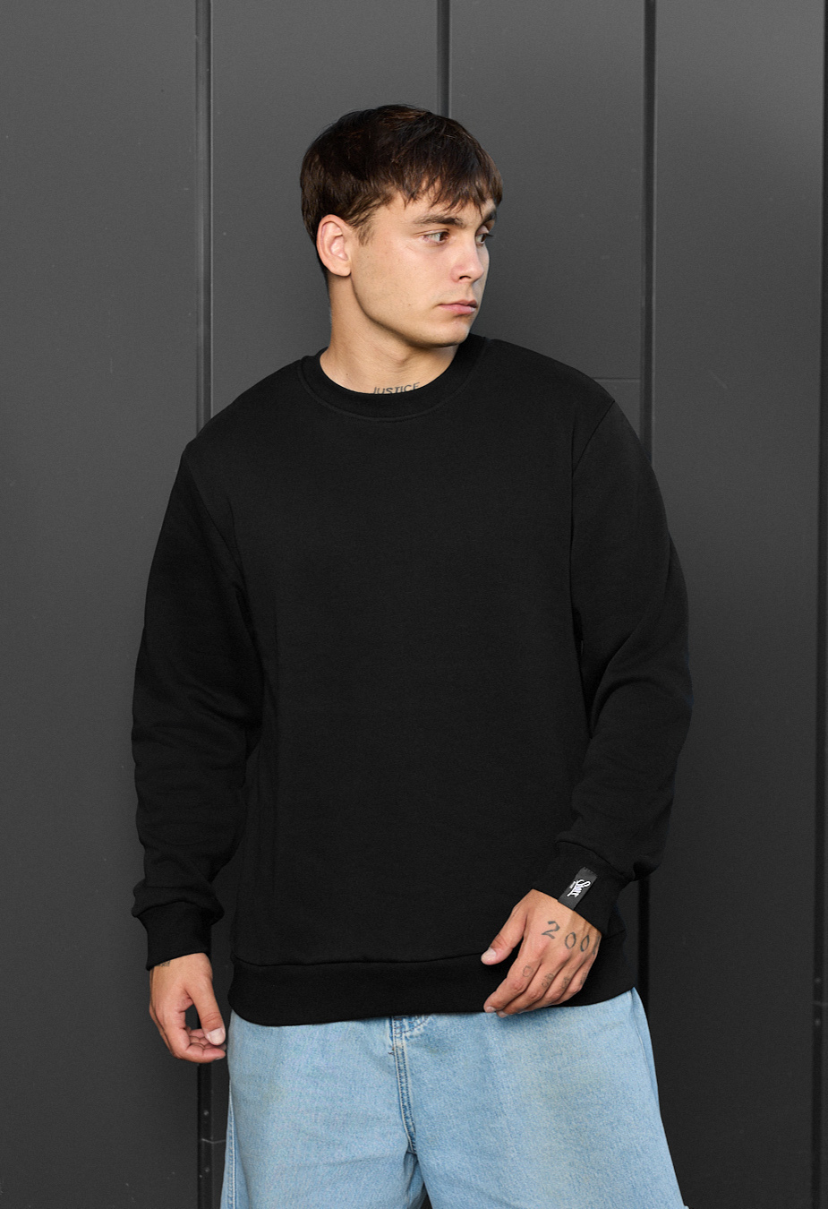 Bluză de trening Staff black basic fleece