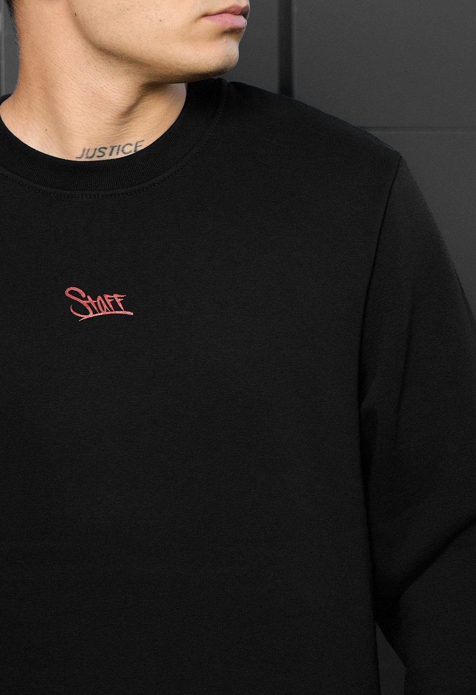 Bluză de trening Staff black logo fleece