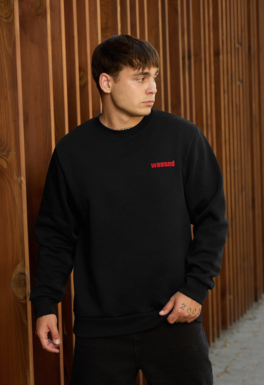 Bluză de trening Staff wasted fleece