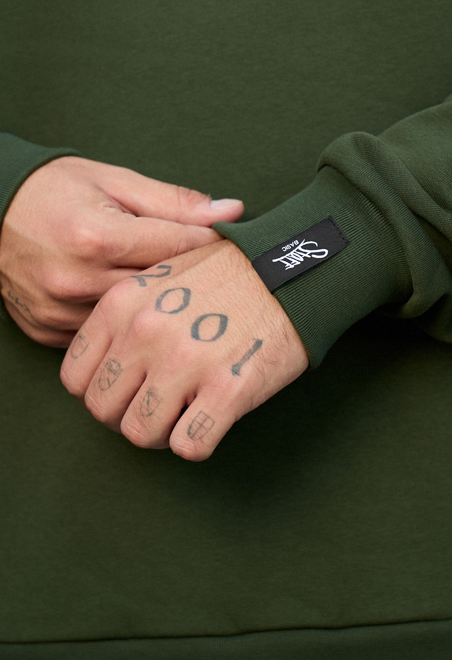 Bluză de trening Staff khaki basic fleece