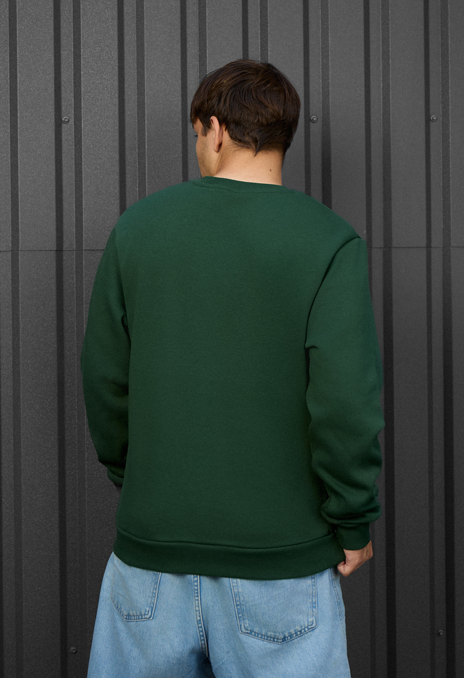 Bluză de trening Staff green basic fleece