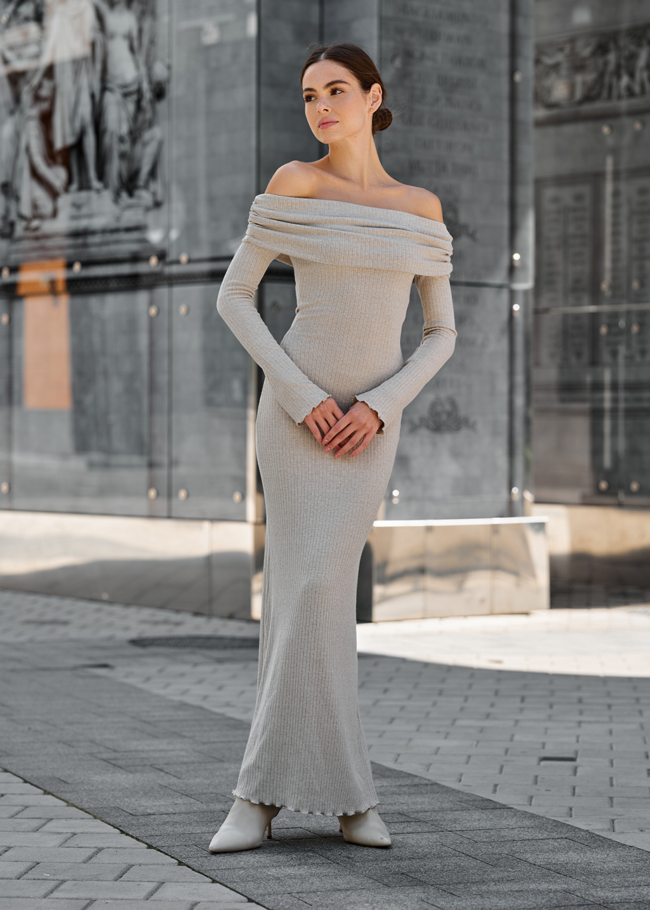 Rochie Staff luna light beige