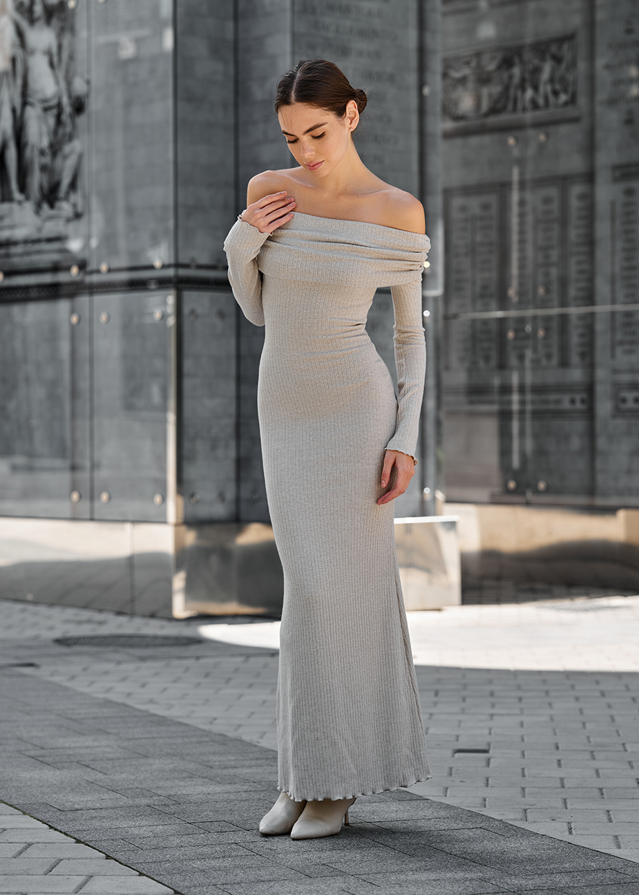 Rochie Staff luna light beige
