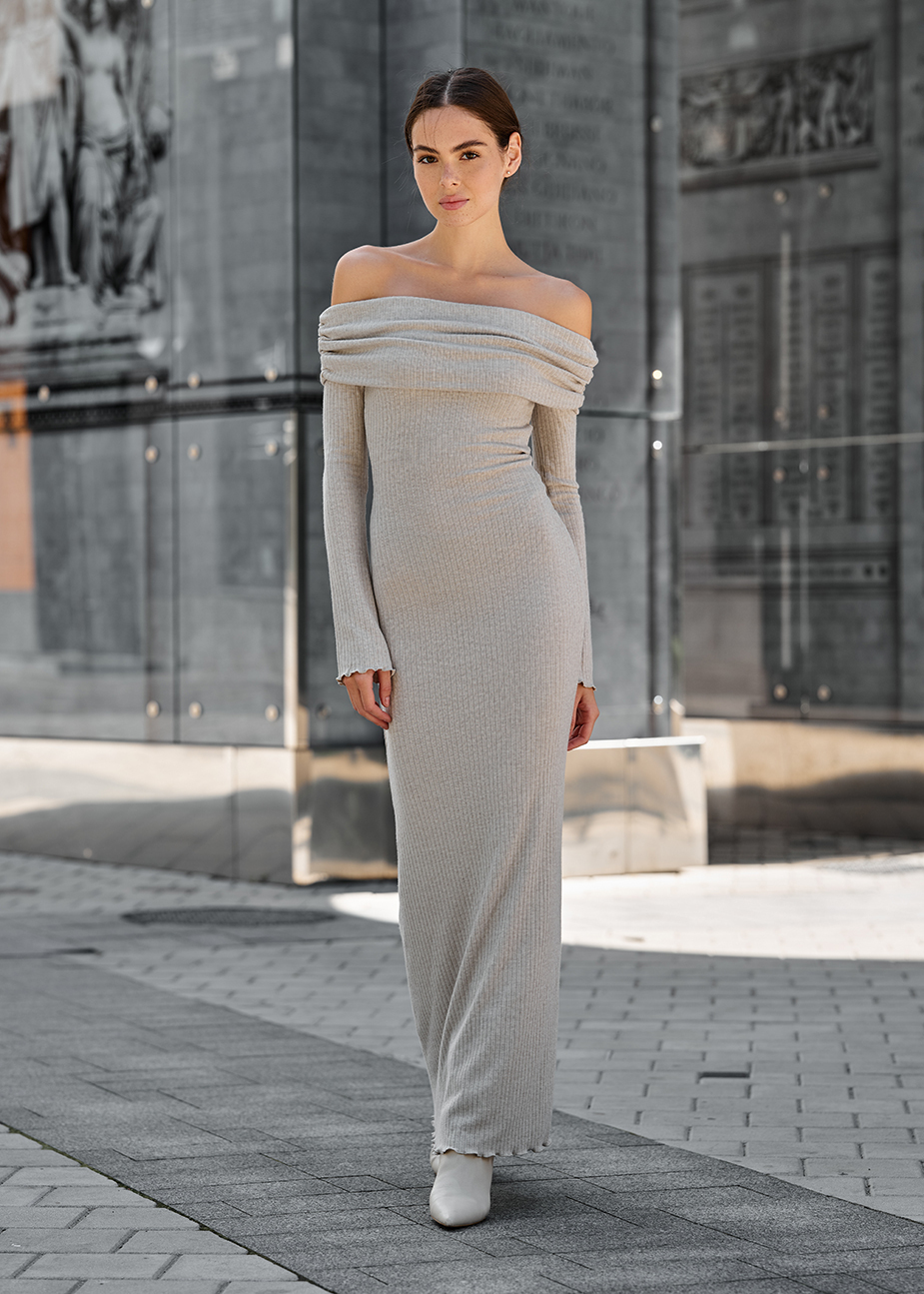 Rochie Staff luna light beige