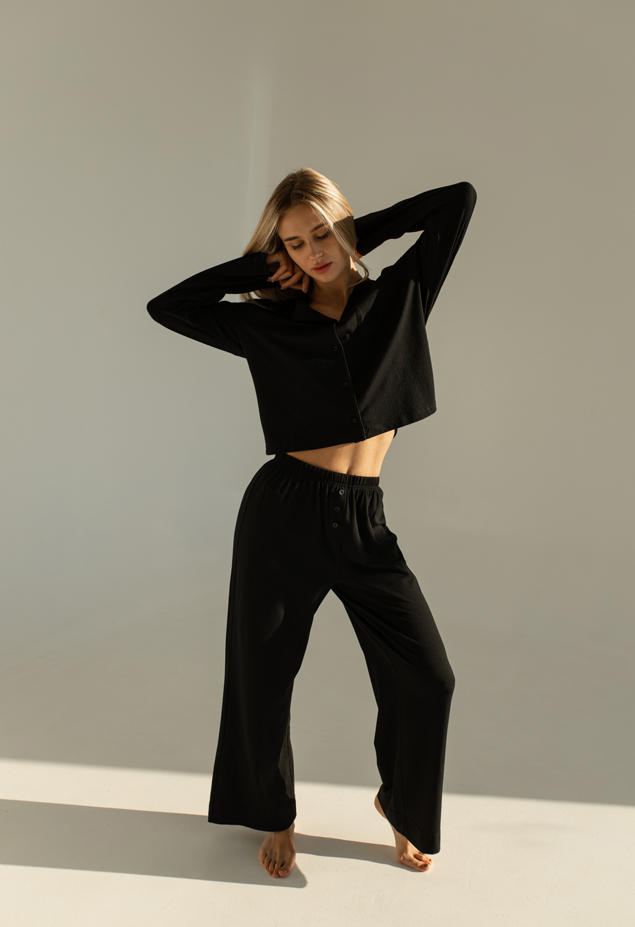 Pijamale de damă Staff vo black